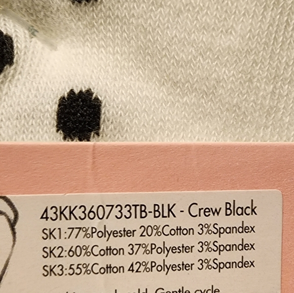 ♠️ Kate Spade 3-Pack Crew Socks - Picture 7 of 7